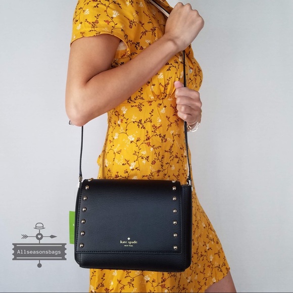 Kate spade sanders place Avva crossbody black stud - Picture 6 of 8